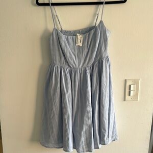 Light Blue Babydoll Dress
